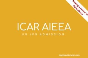 ICAR AIEEA exam for agriculture course