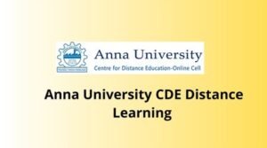 anna university distance education CDE