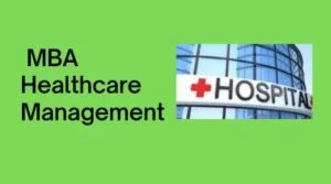 MBA healthcare management course