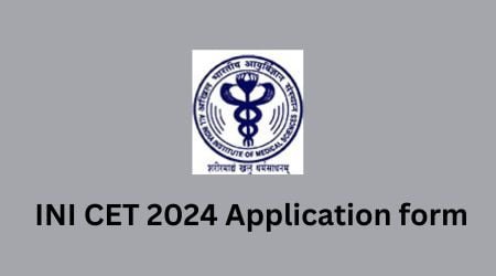 INI CET 2024 Application form