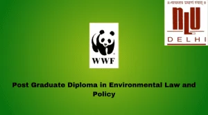 Post Graduate Diploma in Environmental Law and Policy