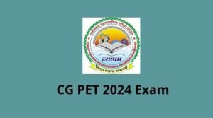 CG PET 2024 Exam