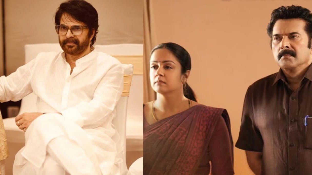 Mammootty and Jyothika on Kaathal Bombing Concerns The Core Press Meet
