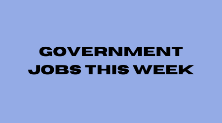 government jobs this week