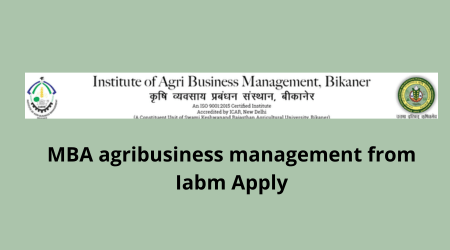 MBA agribusiness management from Iabm-Apply