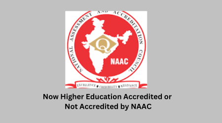 Now higher education accredited or not accredited