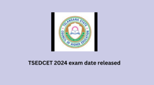 Tsedcet 2024 exam date released