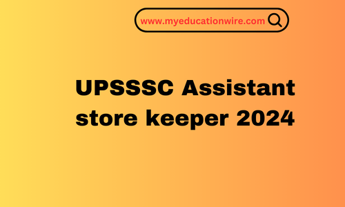 Assistant Store keeper