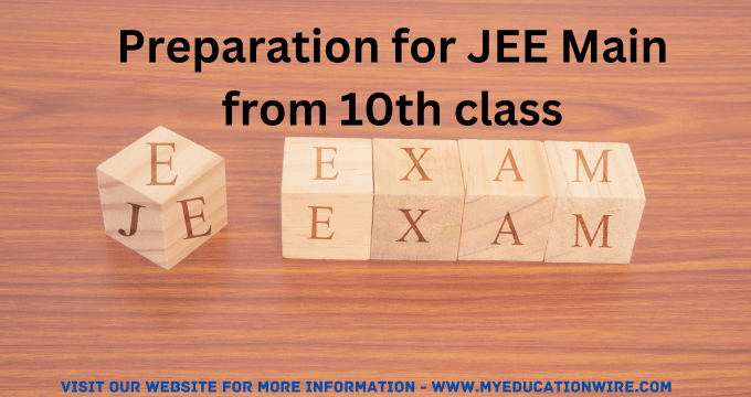 Preparation for JEE Main