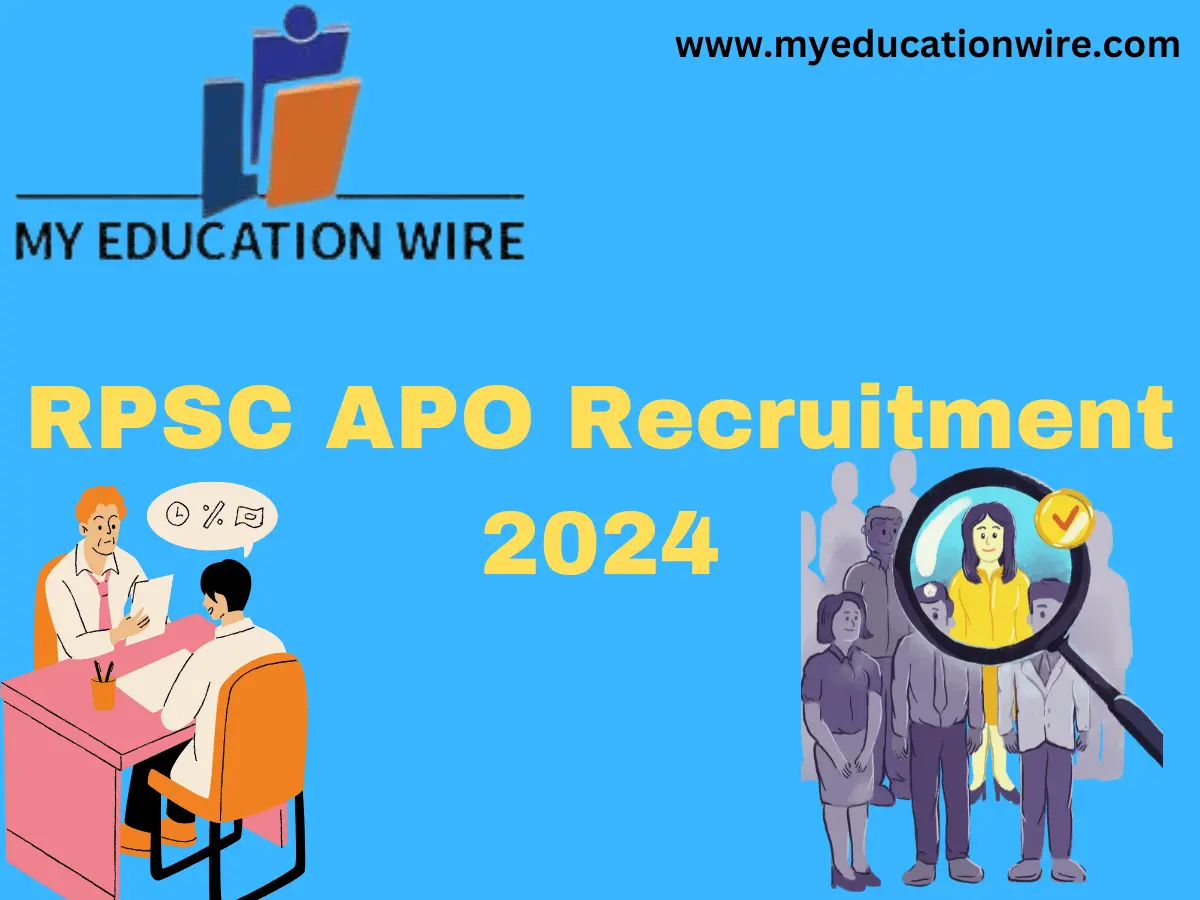 RPSC APO Recruitment 2024: Apply Online for 181 Post