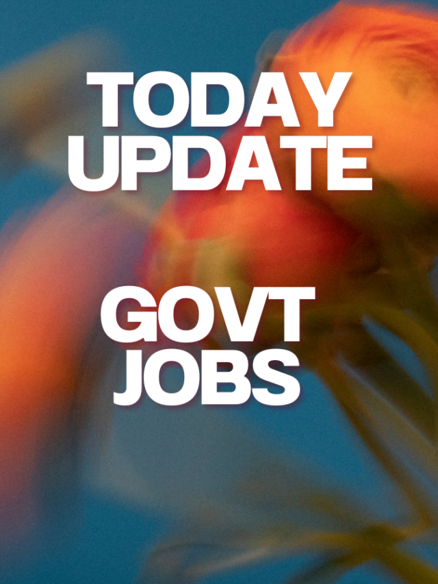 Check New Govt Recruitments updates