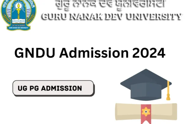 GNDU Admission 2024