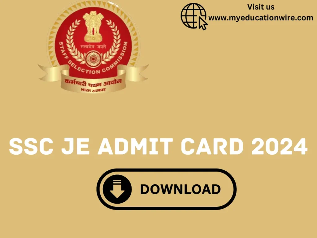 SSC JE Admit Card