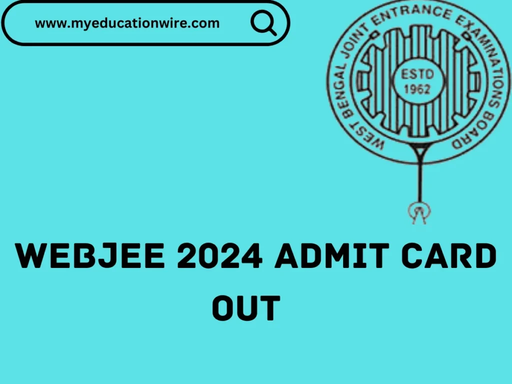 WBJEE admit card 2024