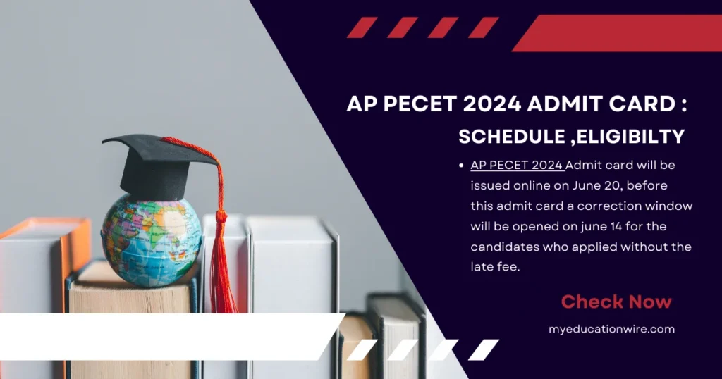 AP PECET 2024 Admit card