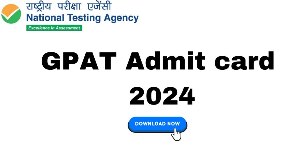 GPAT Admit card
