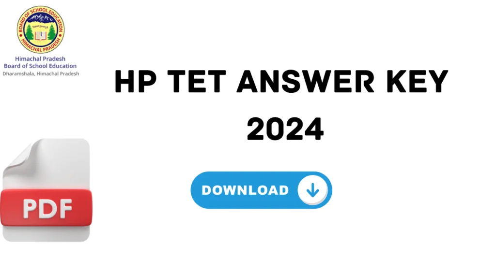 HP TET Answer Key