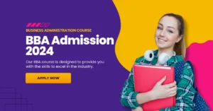 BBA admission 2024