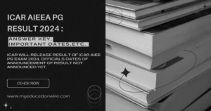 ICAR AIEEA PG Result