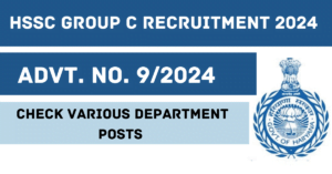 HSSC Group C Recruitment 2024