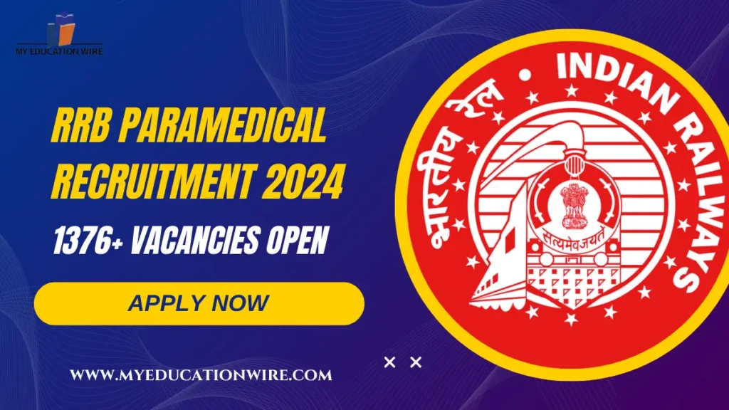 RRB Paramedical Recruitment 2024