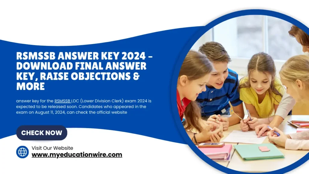 RSMSSB Answer Key