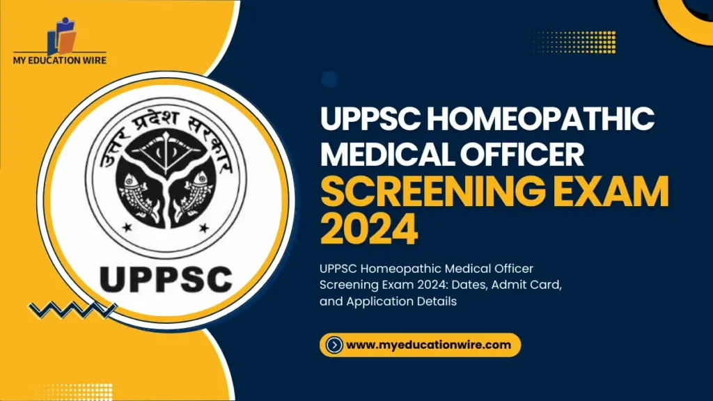 UPPSC Homeopathic Medical Officer