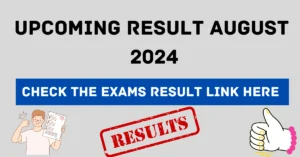 Upcoming Result
