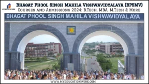 Bhagat Phool Singh Mahila Vishwavidyalaya (BPSMV)