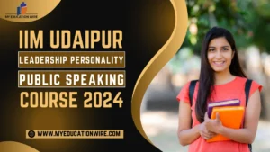 IIM Udaipur Leadership Personality Public Speaking Course 2024