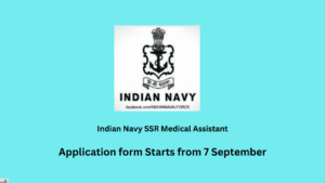 Indian Navy SSR Medical Assistant