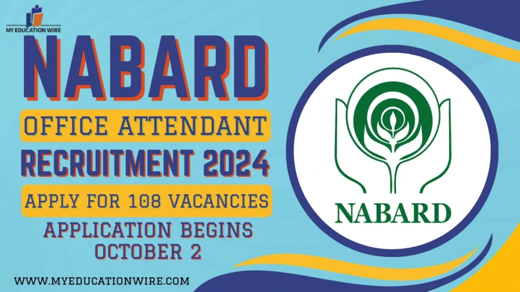 NABARD Office Attendant Recruitment 2024