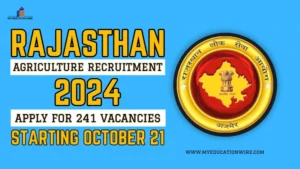 Rajasthan Agriculture Recruitment 2024