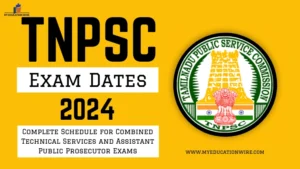 TNPSC Exam Dates 2024