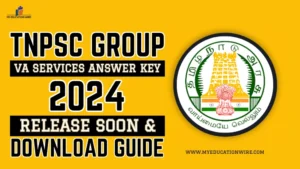 TNPSC Group VA Services Answer key 2024