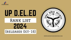 UP D. El. Ed Rank list 2024