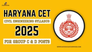 Haryana CET Civil Engineering Syllabus 2025