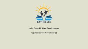 Join Free JEE Main Crash course