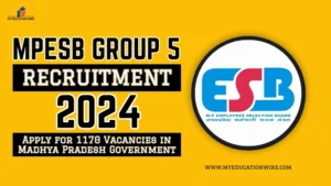 MPESB Group 5 Recruitment 2024