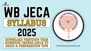 WB JECA Syllabus 2025