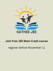 Join Free JEE Main Crash course