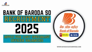 Bank of Baroda SO Recruitment 2025