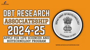 DBT Research Associateship 2024-25