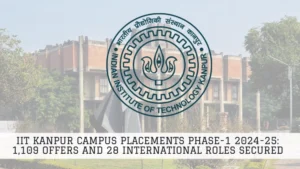 IIT Kanpur Campus Placements Phase-1 2024-25