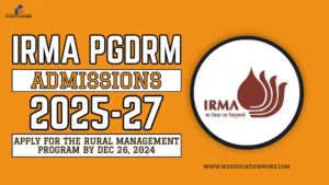 IRMA PGDRM Admissions 2025-27