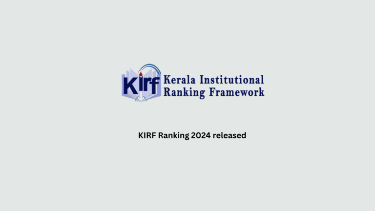 KIRF Ranking 2024 released