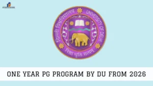 One year PG program by DU from 2026