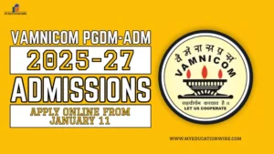 VAMNICOM PGDM-ADM 2025-27 Admissions