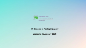 IIP Diploma in Packaging apply