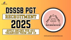 DSSSB PGT Recruitment 2025